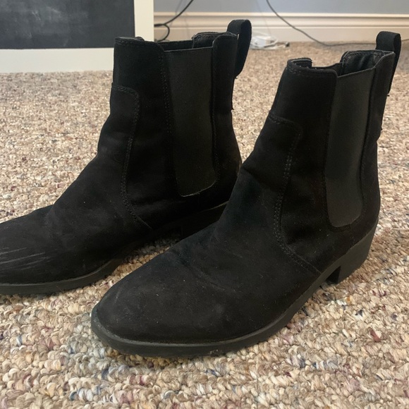Black suede chelsea boots - Picture 4 of 4